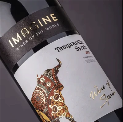 Hot Stamping Embossed Raised Label